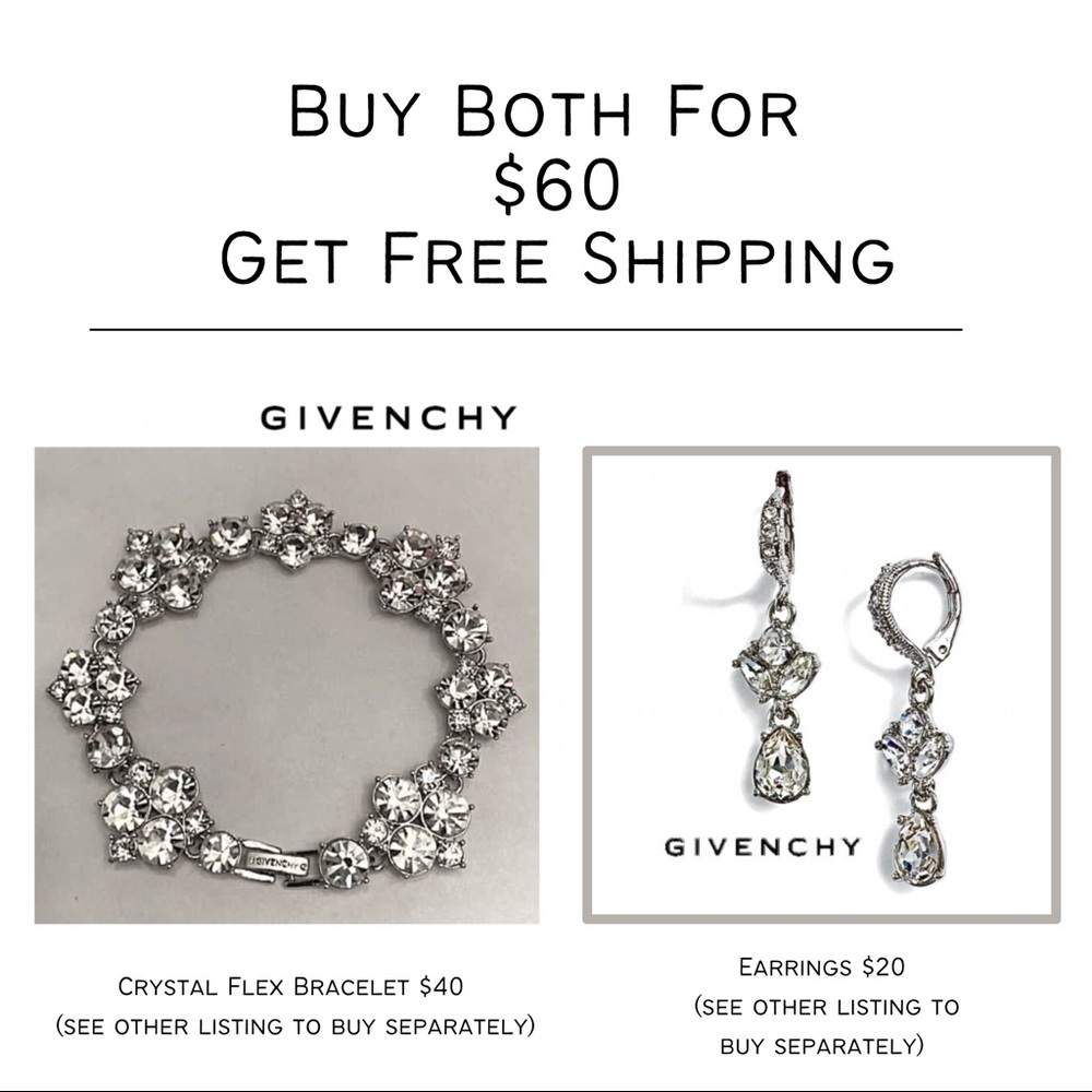 Givenchy earrings & bracelet free shipping offer